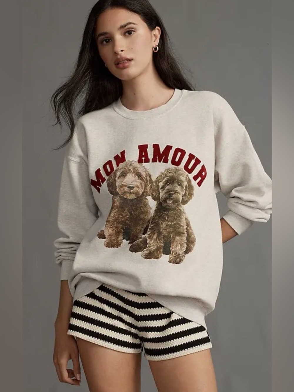 Anthropologie Dog Sweatshirt, Doodle XS NWT - Picture 2 of 2